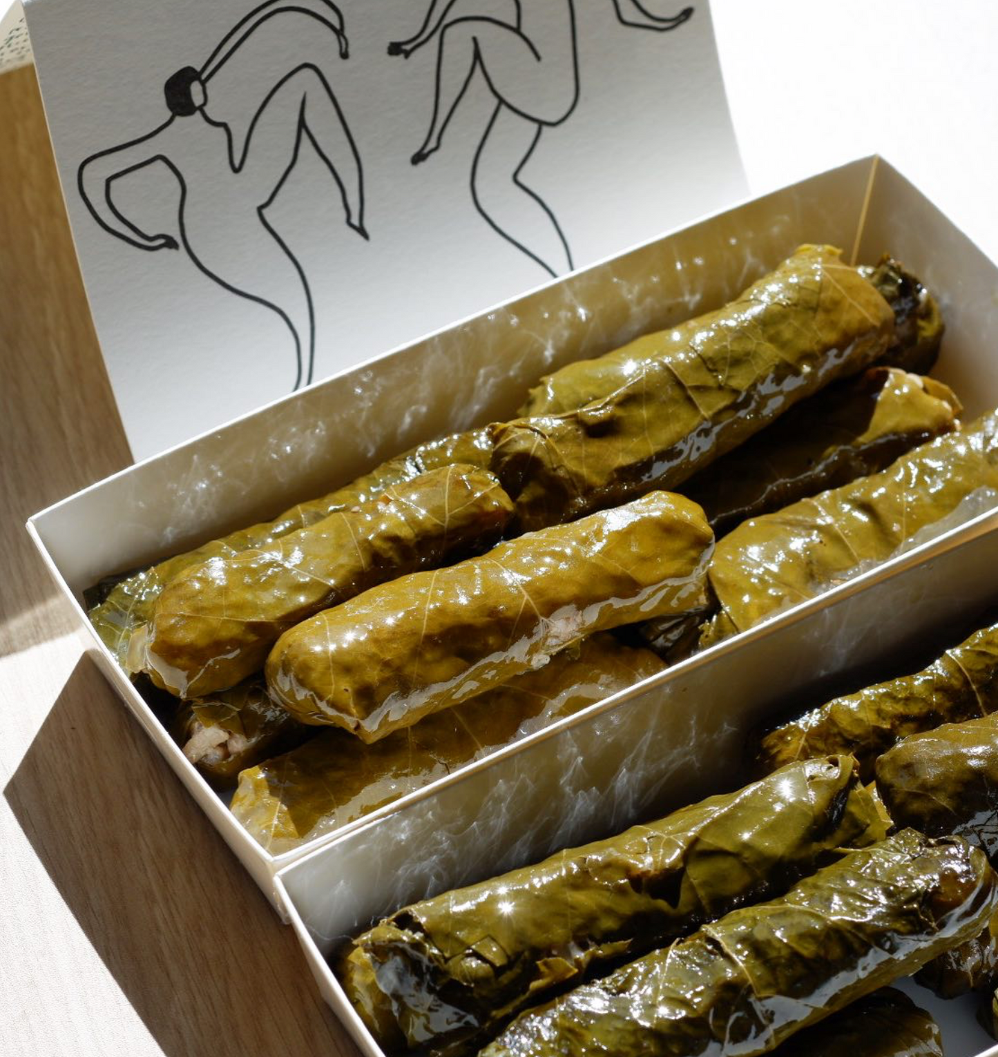 1 lb Hand Rolled Fresh Vegan Dolmas Healthy Snacks